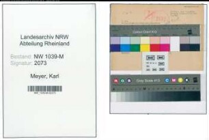 Entnazifizierung Karl Meyer , geb. 00.00.0000 (Beamter)