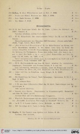 Holzschnitte (Nr. 376-428)