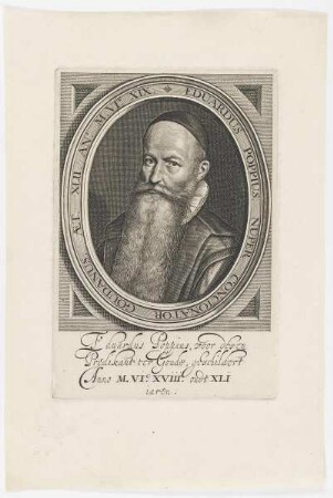 Bildnis des Eduardus Poppius