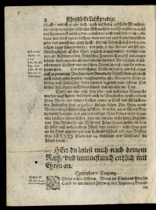 [Textus] (LXXIII. Psalm das 24. Gesetzlein)