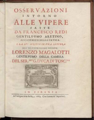 Osservazioni Intorno Alle Vipere