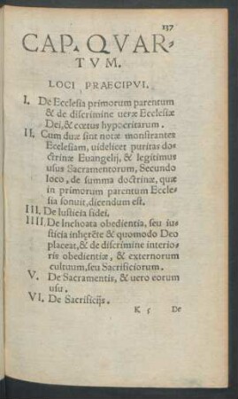 Cap. Quartum.