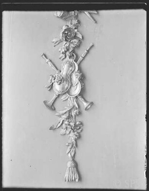 Posdam, Neues Palais, Friedrichswohnung, Konzertzimmer, R.211. Wanddetail.