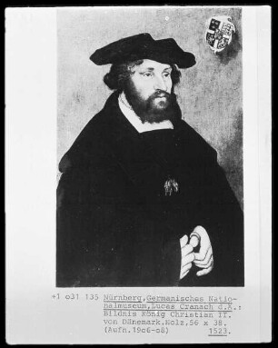 Bildnis König Christian II. von Dänemark
