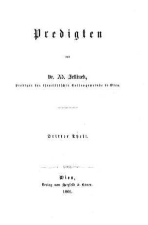 In: Predigten ; Band 3