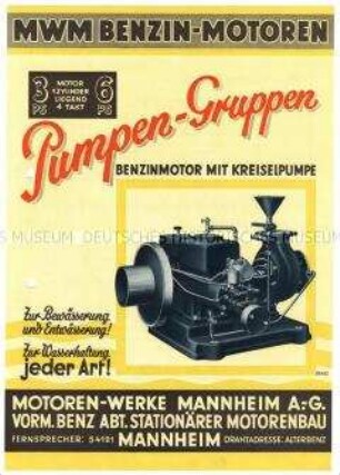 Motor mit Pumpe