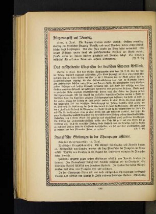 Das entscheidende Eingreifen der deutschen schweren Artillerie.