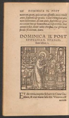Dominica II. Post Epiphaniam ...