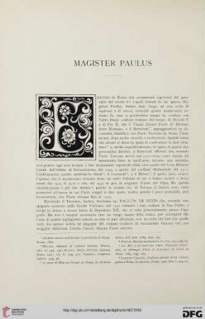 10: Magister Paulus