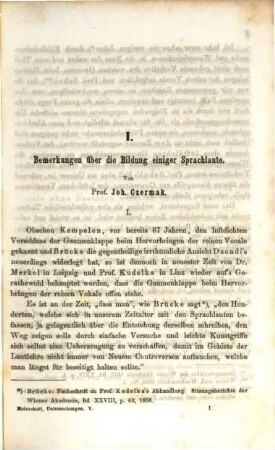 Untersuchungen zur Naturlehre des Menschen und der Thiere. 5. 1858