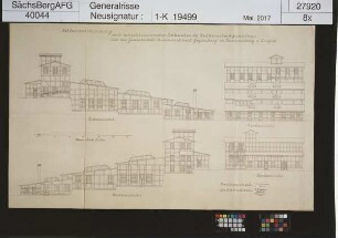 Gewerkschaft Zinnstockwerk Geyersberg in Tannenberg; Aufbereitungsanlage mit anschließenden Anbauten