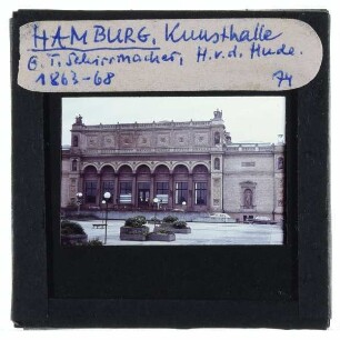 Hamburg, Kunsthalle : Außenansicht
