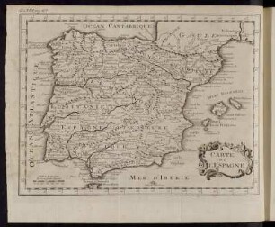 Carte de L´Espagne.