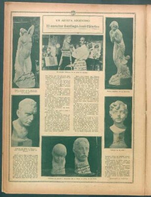 El escultor Santiago José Chierico : Un artista argentino