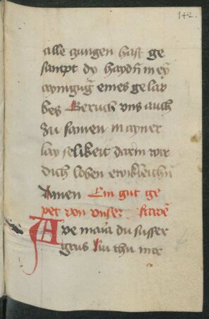 Mariengebet (Verse)