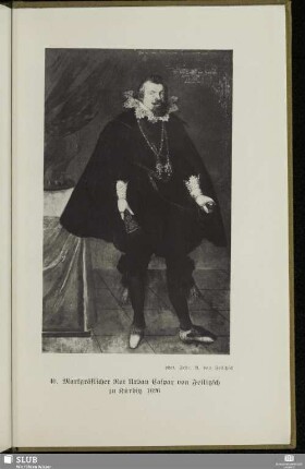 40. Markgräflicher Rat Urban Caspar von Feilitzsch zu Kürbitz 1626