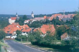 Schleusingen. Blick auf die Altstadt