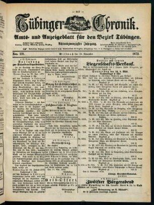 917-938, 13. November (Nro. 221) - 19. November (Nro. 225)
