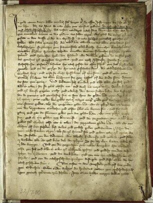 Kopialheft (ca. 1500 angelegt)