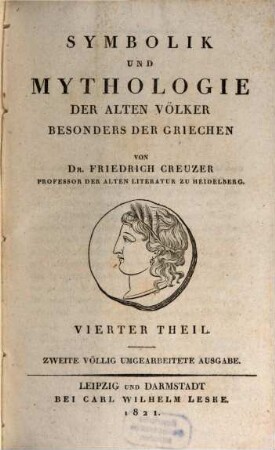 Symbolik und Mythologie der alten Völker, besonders der Griechen, 4