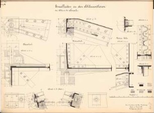 Kanalisierung der Oder Schleuse, Sowade: Schleusentore: Details 1:5