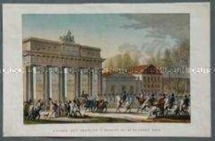 Einzug der Franzosen in Berlin am 27. Oktober 1806