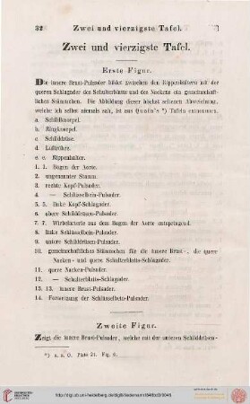 Zwei und vierzigste Tafel / Tabula Quadragesima Secunda