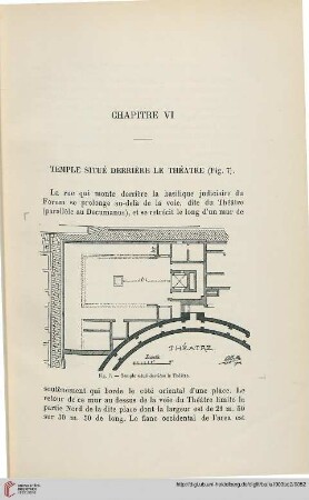 Chapitre VI: Temple situé derrière le Théatre