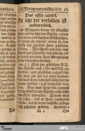 Das eilfte capitel.
