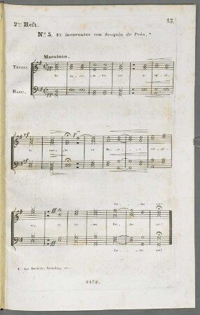 Classische Kirchenwerke alter Meister : für d. Männerchor gesetzt u. bearb., 2. Nr. 5-16. - S. 13-26