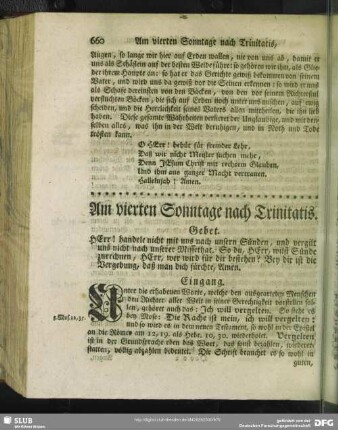 Am vierten Sonntage nach Trinitatis