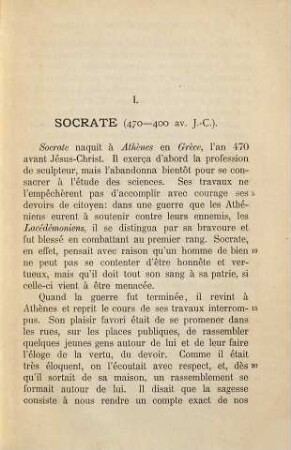 Biographies d'hommes célèbres des temps anciens et modernes, 1
