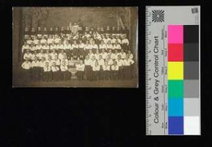 Foto Mannschaft S.M.S. Rheinland -Kaisergeburtstagsball 1914-