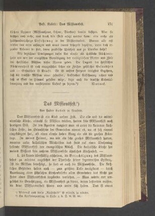Das Missionsfest