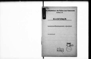 Sachliche Ausstattung des Kunstgeschichtlichen Instituts
