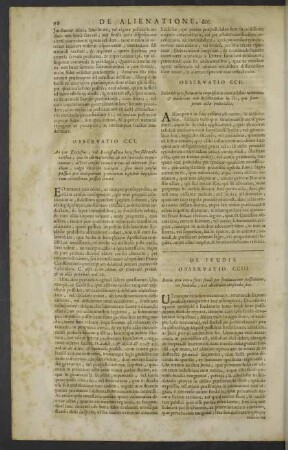 Observatio CCI. - CCL.
