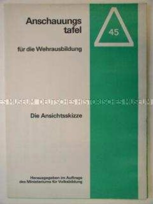Anschauungstafel für den Wehrkundeunterricht in der DDR (Nr. 45)