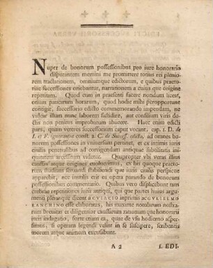 De Svccessorio Edicto