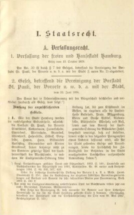 A. Verfassungsrecht