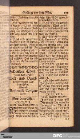 Zehender Theil.
