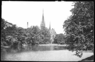 Leipzig. Blick auf die Lutherkirche