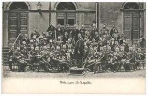 Fotografie von Fritz Steinbach (1855-1916) mit der Meininger Hofkapelle