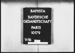 Marx, Nannchen, geb. Blum, in Paris, Cerf, in Landau, auf Veranl. der Handelshäuser I. Landau in Bingen und andere (Namen nur im Register verzeichnet)