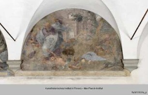 Freskenzyklus mit Darstellungen aus dem Leben des Elias und Elischa : Die Jungen werden von Bären angefallen