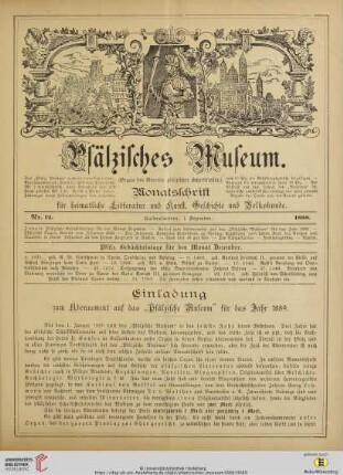 Nr. 12 (1. Dezember 1888)