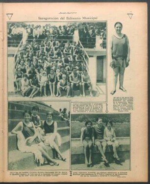 Inauguración del Balneario Municipal [Fotografías]