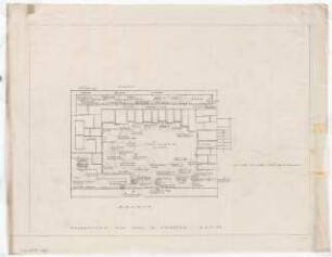 Dachgarten E. Andreae: Pflanzplan 1:25