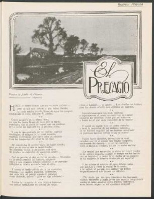 El presagio : Poesía de Julián de Charras