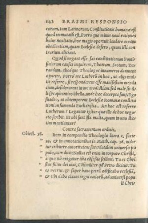 Contra sacramentum ordinis.