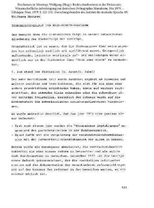Diskussionsverlauf und Neun-Punkte-Programm
